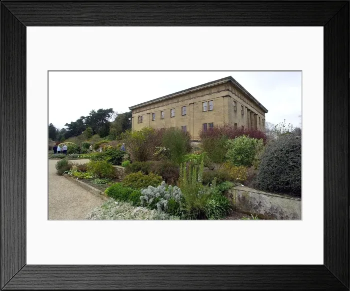 Framed Print : Belsay Hall Castle and gardens. The hall
