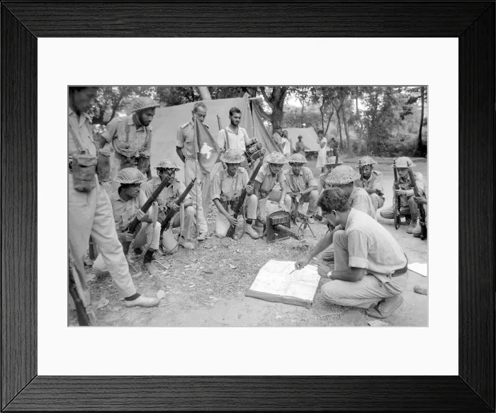 Framed Print : A large area of East Pakistan territory is under the control of the Bangladesh Freedom