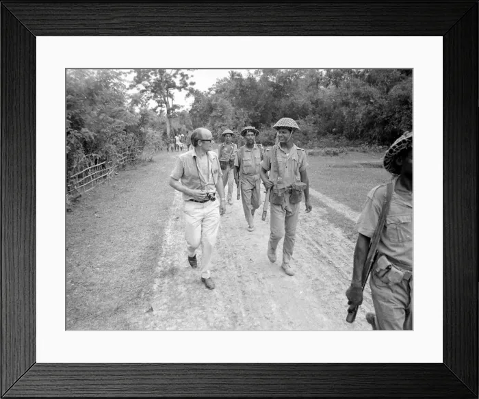 Framed Print : A large area of East Pakistan territory is under the control of the Bangladesh Freedom