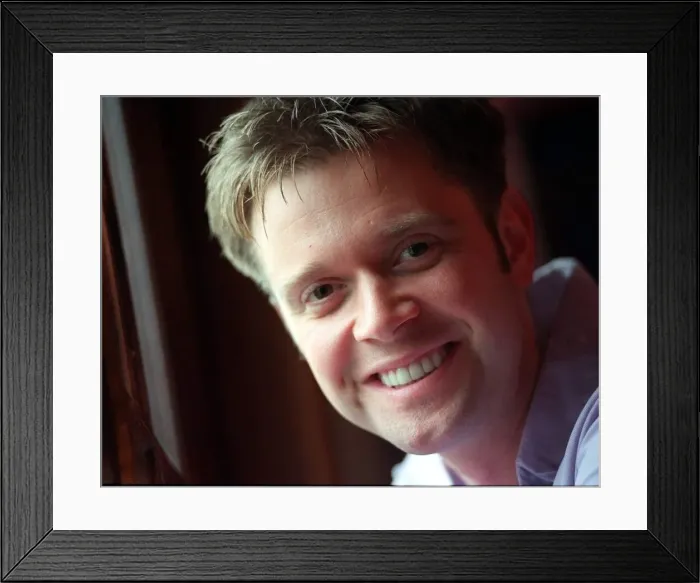 Framed Print : Darren Day singer 1998 Framed Print : Darren Day singer 1998