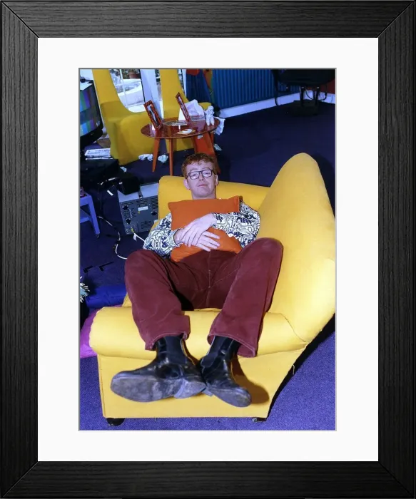 Framed Print : Chris Evans Big Breakfast Show Presenter circa 1992