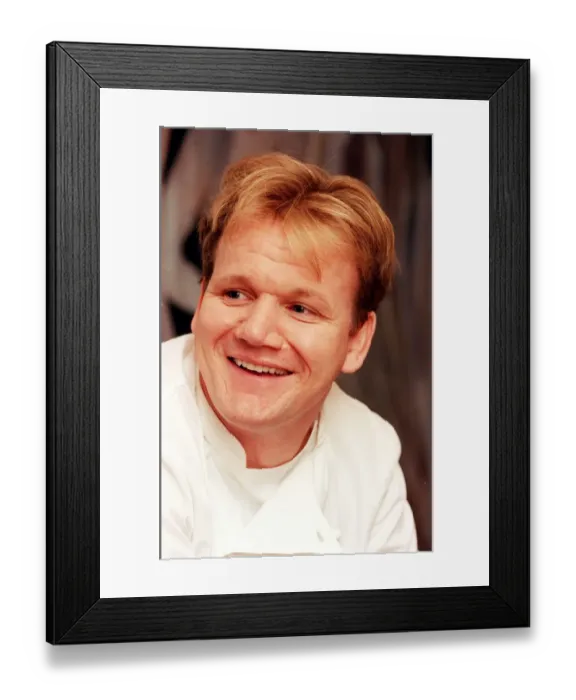 Framed Print : Chef Gordon Ramsay October 1999 Framed Print : Chef Gordon Ramsay October 1999
