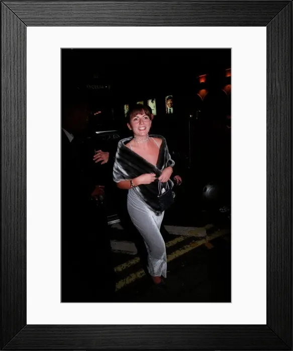 Framed Print : Davina McCall TV Presenter October 98 Arriving for the This Morning Anniversary Framed Print : Davina McCall TV Presenter October 98 Arriving for the This Morning Anniversary