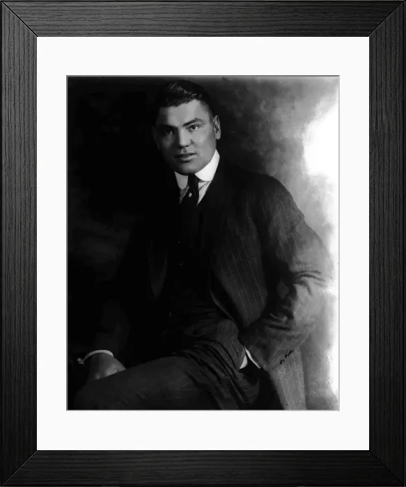 Framed Print : Jack Dempsey (1895 - 1983) US boxer, known as the Manassa Mauler