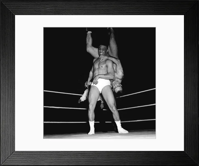 Framed Print : Randolph Turpin v Cyril Knowles 18 / 4 / 62 Randolph Turpin Framed Print : Randolph Turpin v Cyril Knowles 18 / 4 / 62 Randolph Turpin