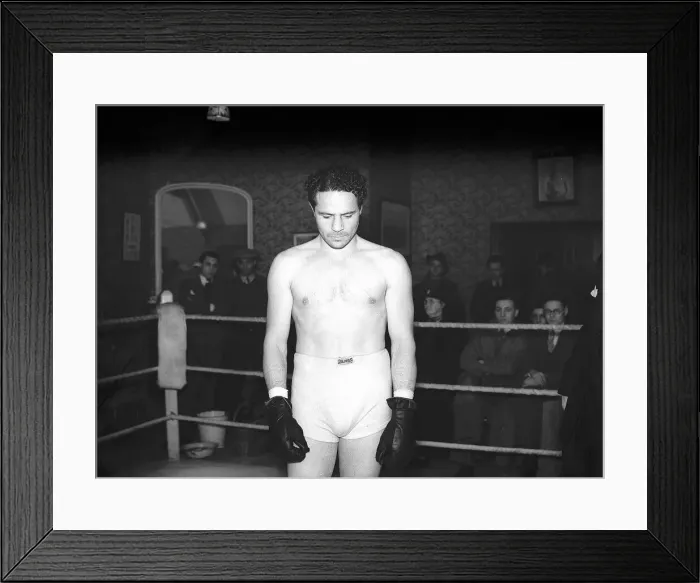 Framed Print : Boxer Max Baer started fighting in California though many believed that he didn Framed Print : Boxer Max Baer started fighting in California though many believed that he didn