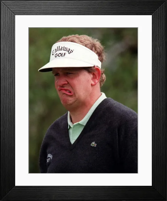 Framed Print : Colin Montgomerie Open Golf Championship Birkdale 1998