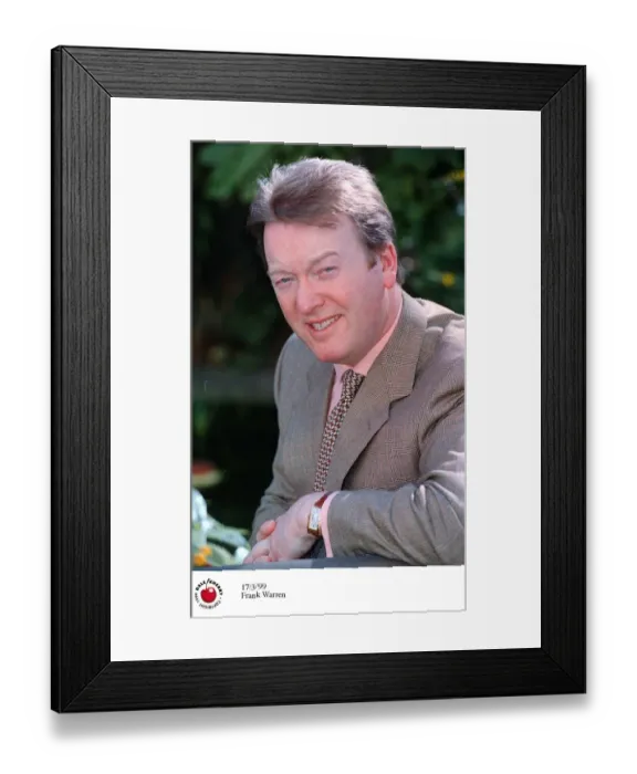 Framed Print : Frank Warren boxing promoter march 1999