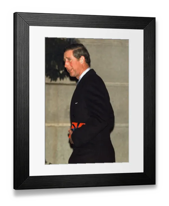 Framed Print : Prince Charles arrives at the Ritz Hotel in London for the 50th Birthday party of Annabel Framed Print : Prince Charles arrives at the Ritz Hotel in London for the 50th Birthday party of Annabel