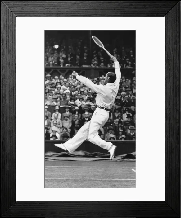 Framed Print : Tennis player W. T. Tilden at Wimbledon MSI Framed Print : Tennis player W. T. Tilden at Wimbledon MSI