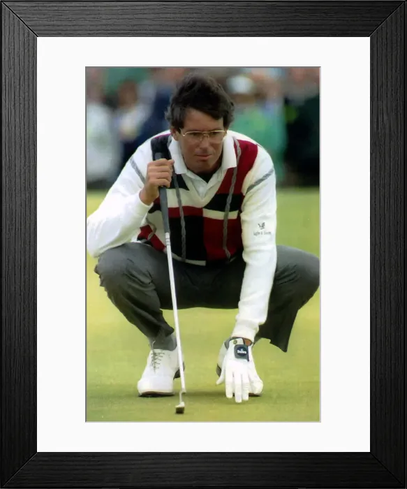 Framed Print : Ian Baker Finch Australian Golfer Golf during the British Open Tournament