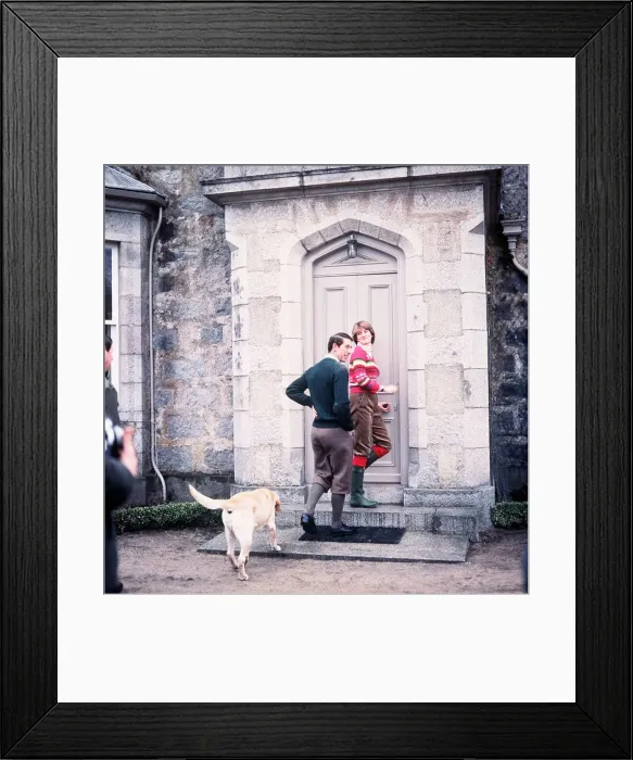 Framed Print : Prince Charles and Lady Diana Spencer at Balmoral 6th May 1981 Framed Print : Prince Charles and Lady Diana Spencer at Balmoral 6th May 1981