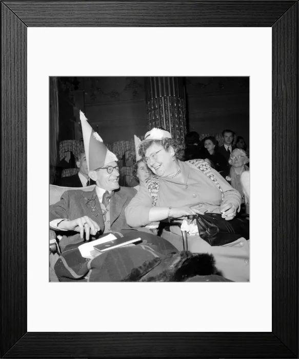 Framed Print : Arthur and Murtle Simpson who have been crippled by polio since their youth Framed Print : Arthur and Murtle Simpson who have been crippled by polio since their youth