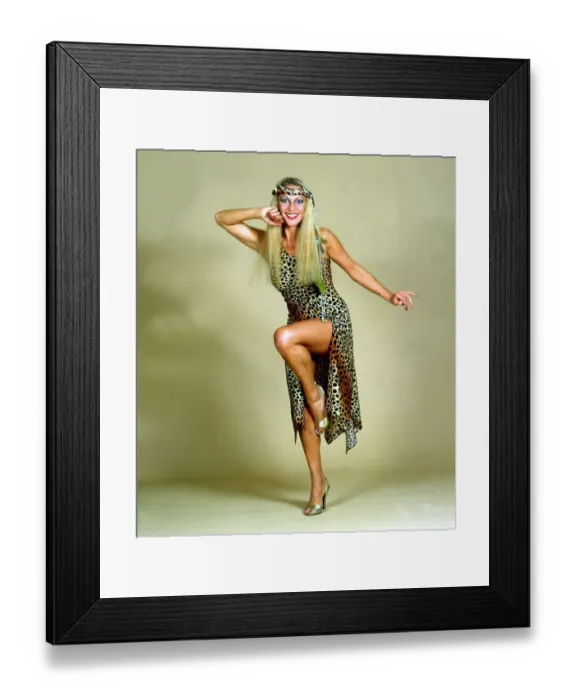 Framed Print : Stephanie Lawerence actress and singer February 1984