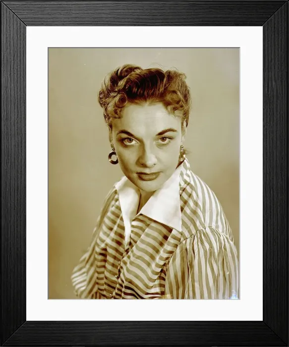 Framed Print : Actress Jacqueline Hill who played the Doctor Who companion Barbara