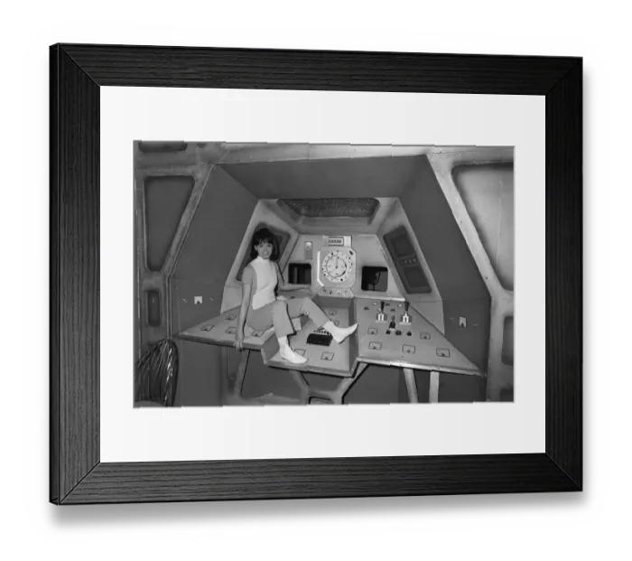 Framed Print : Wendy Padbury, actress who plays the role of Zoe Herriot