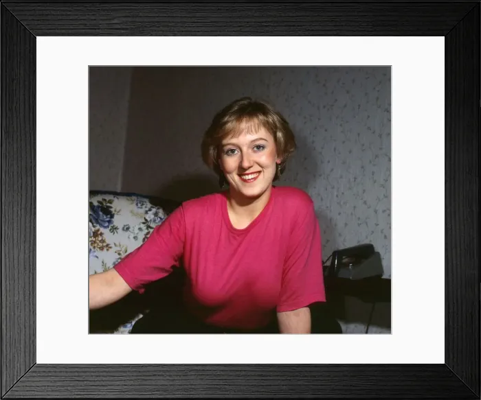 Framed Print : Julie Brennan actress 1984 Framed Print : Julie Brennan actress 1984