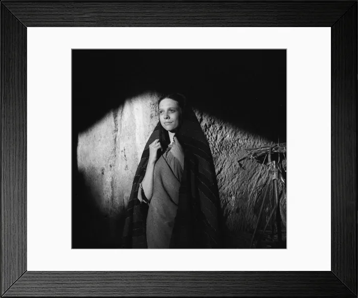 Framed Print : Actress Cathy O Donnell between takes during the making of the film Ben Hur in Rome Framed Print : Actress Cathy O Donnell between takes during the making of the film Ben Hur in Rome