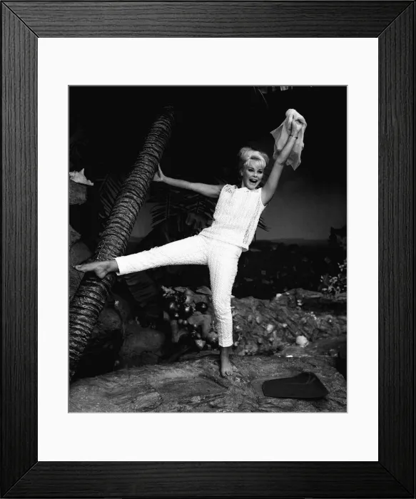 Framed Print : Film Tamahine 1963 Actress Elke Sommer June 1961