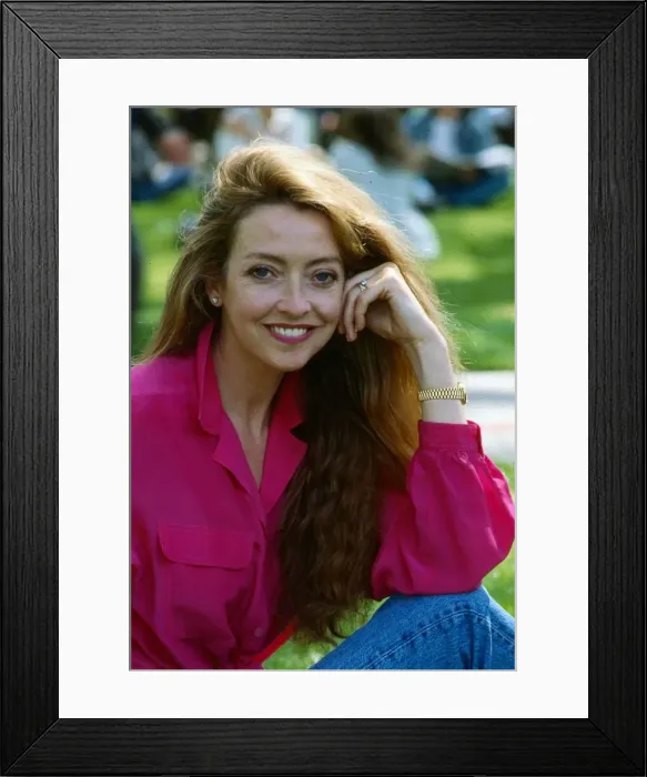 Framed Print : Sharon Maughn British actress May 1989 Framed Print : Sharon Maughn British actress May 1989
