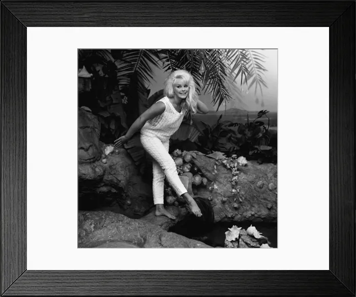 Framed Print : Film Tamahine 1963 Actress Elke Sommer Framed Print : Film Tamahine 1963 Actress Elke Sommer
