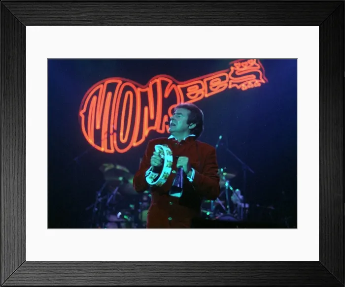 Framed Print : Pop Music - American 60s pop group The Monkees pictured playing the Cardiff International Framed Print : Pop Music - American 60s pop group The Monkees pictured playing the Cardiff International