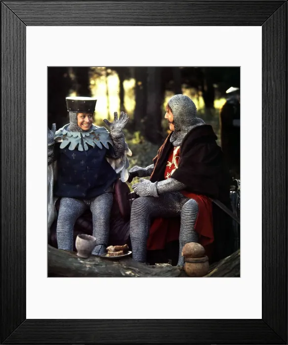 Framed Print : Barbara Windsor Actress - Medival Costume in the woods A©Daily Mirror