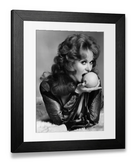 Framed Print : Carol Cleveland actress 1971