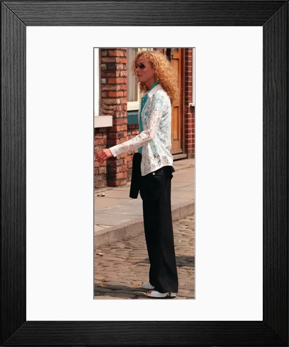 Framed Print : Tracy Shaw looking painfully thin July 1997 Framed Print : Tracy Shaw looking painfully thin July 1997
