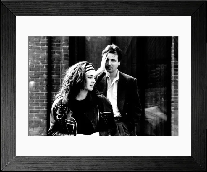 Framed Print : Natalie Robb actress Take The High Road September 1991 Pictured with actor Vincent Framed Print : Natalie Robb actress Take The High Road September 1991 Pictured with actor Vincent