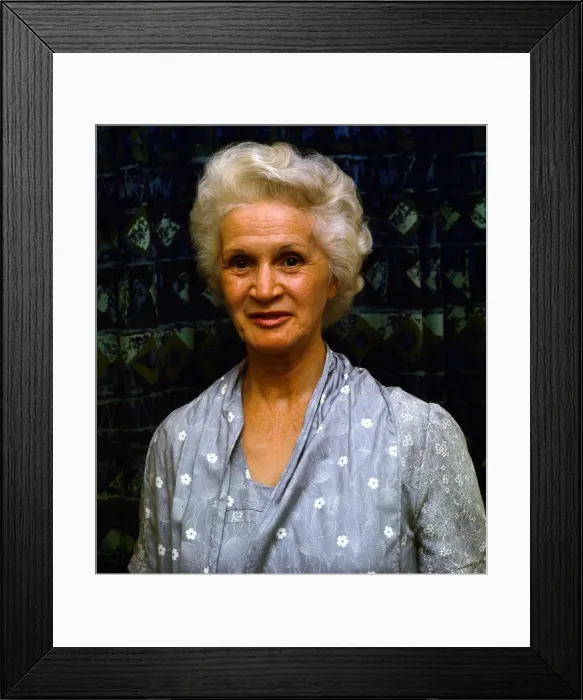 Framed Print : Barbara Mullen actress September 1975 Framed Print : Barbara Mullen actress September 1975