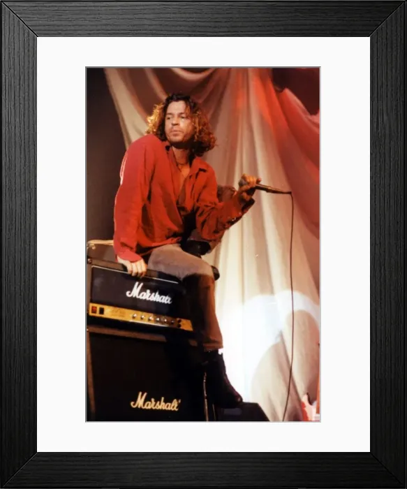 Framed Print : INXS - Aussie supergroup go back to their roots for a tour nicknamed Framed Print : INXS - Aussie supergroup go back to their roots for a tour nicknamed