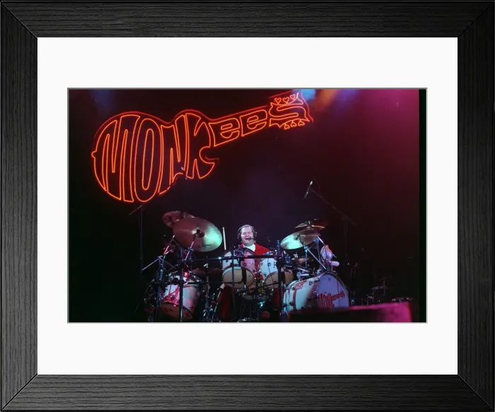 Framed Print : Pop Music - American 60s pop group The Monkees pictured playing the Cardiff International