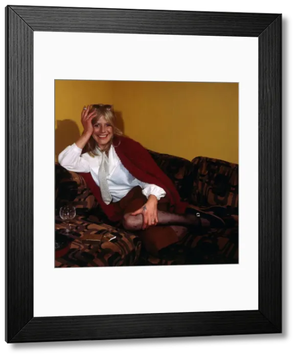 Framed Print : Actress Marriane Faithfull 1979 Framed Print : Actress Marriane Faithfull 1979