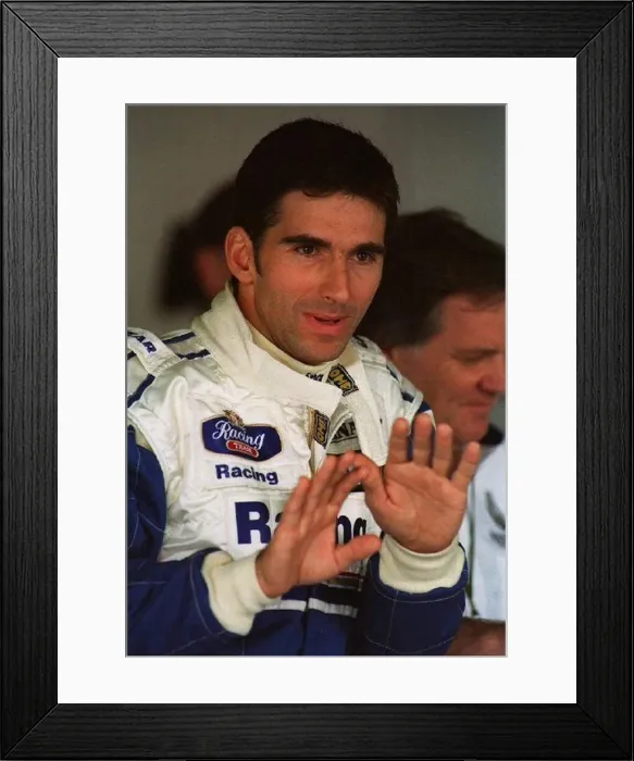 Framed Print : Formula one Motor racing Driver Damon Hill