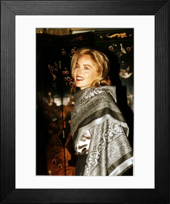 Framed Print : Sharon Stone actress Framed Print : Sharon Stone actress