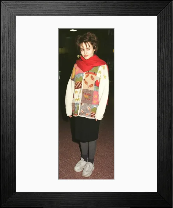 Framed Print : Birthdays -Helena Bonham Carter born 26 May 1966 Actress Helena Bonham-Carter