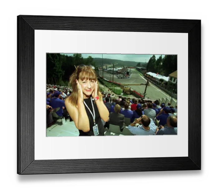  : F1 Grid Girl Feature August 1999 Carole Aye Maung Mirror Staff Journalist watches