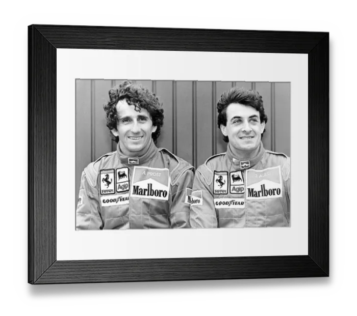 Framed Print : Jean Alesi Racing Driver