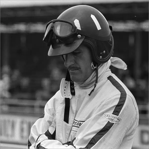 Graham Hill motor racing driver at Silverstone 1967