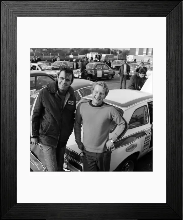 Framed Print : RAC Rally November 1970 Gunnar Palm (left) and Hannu Mikkola Framed Print : RAC Rally November 1970 Gunnar Palm (left) and Hannu Mikkola