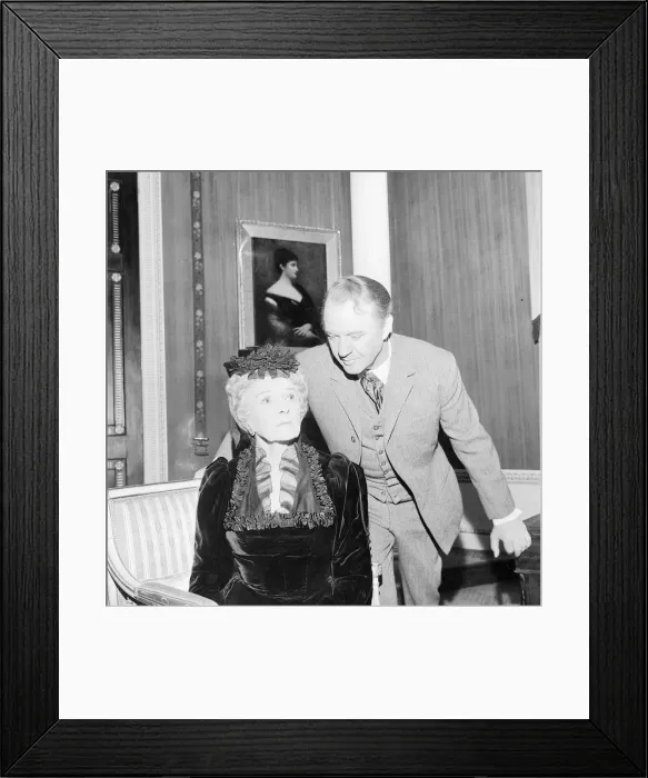 Framed Print : Eric Portman and Cathleen Nesbitt seen here in a scene from their new play Framed Print : Eric Portman and Cathleen Nesbitt seen here in a scene from their new play