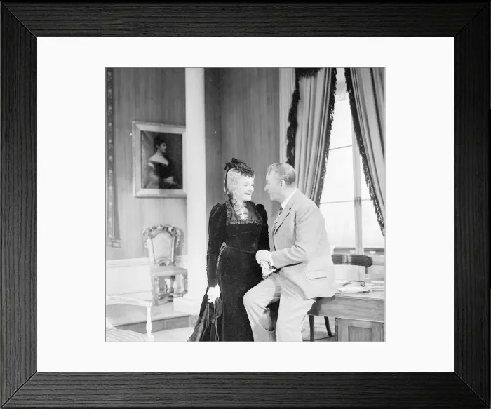 Framed Print : Eric Portman and Cathleen Nesbitt seen here in a scene from their new play Framed Print : Eric Portman and Cathleen Nesbitt seen here in a scene from their new play