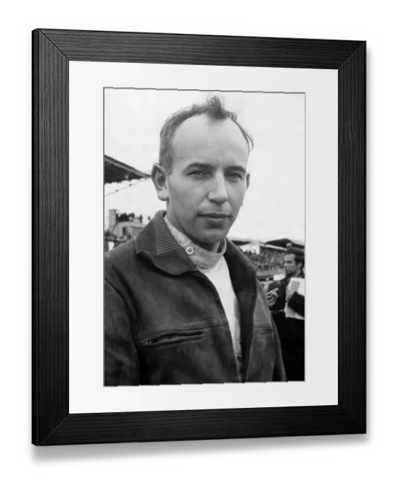Framed Print : John Surtees at the European Grand Prix at Brands Hatch Framed Print : John Surtees at the European Grand Prix at Brands Hatch