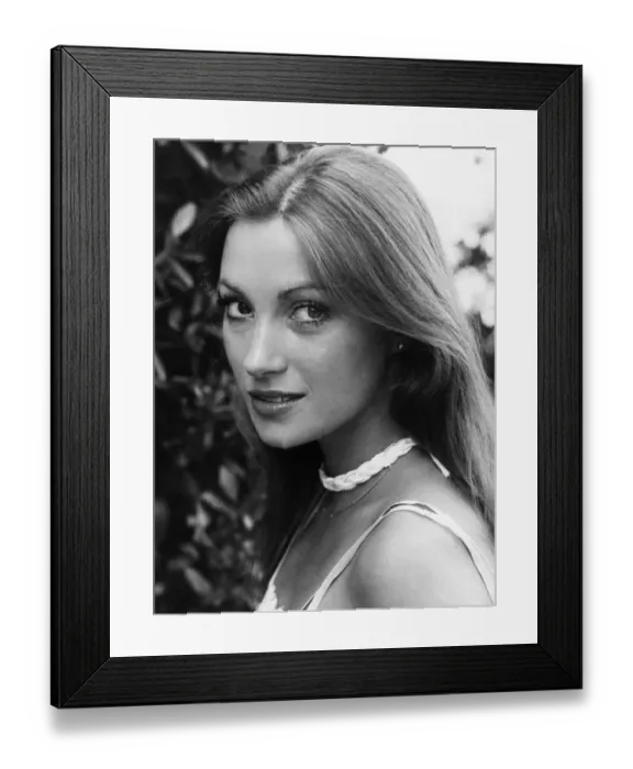 Framed Print : Jane Seymour British actress September 1978