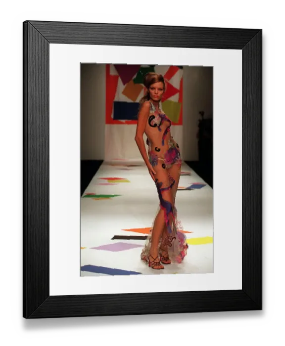 Framed Print : Bella Freud Fashion Weekend