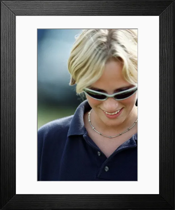 Framed Print : Zara Phillips August 1998 Daughter of Princess Anne Framed Print : Zara Phillips August 1998 Daughter of Princess Anne