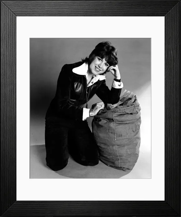 Framed Print : Sally James television presenter 1974 Framed Print : Sally James television presenter 1974