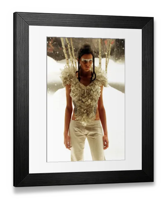 Framed Print : Alexander McQueen Fashion... London Fashion show 99