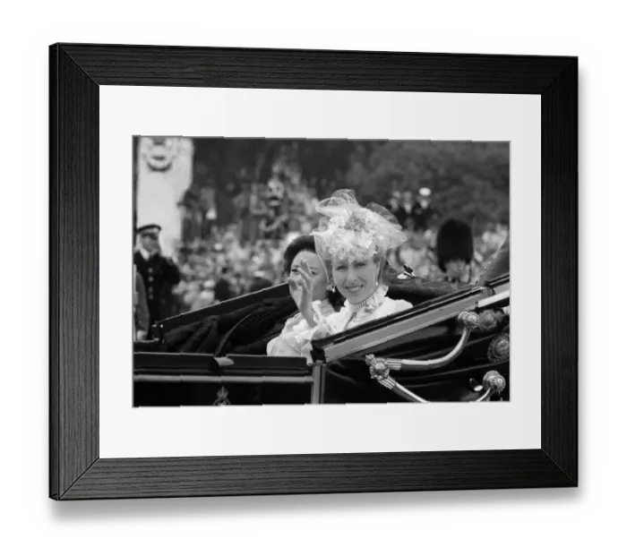 Framed Print : Prince Charles wedding in July 1981, with Princess Anne Framed Print : Prince Charles wedding in July 1981, with Princess Anne
